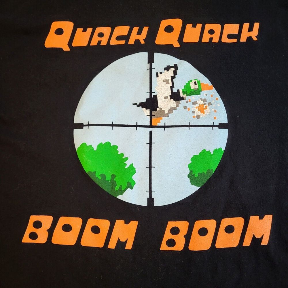 American Apparel T Shirt Large Black V Neck University Of‎ Georgia Mallard Ball